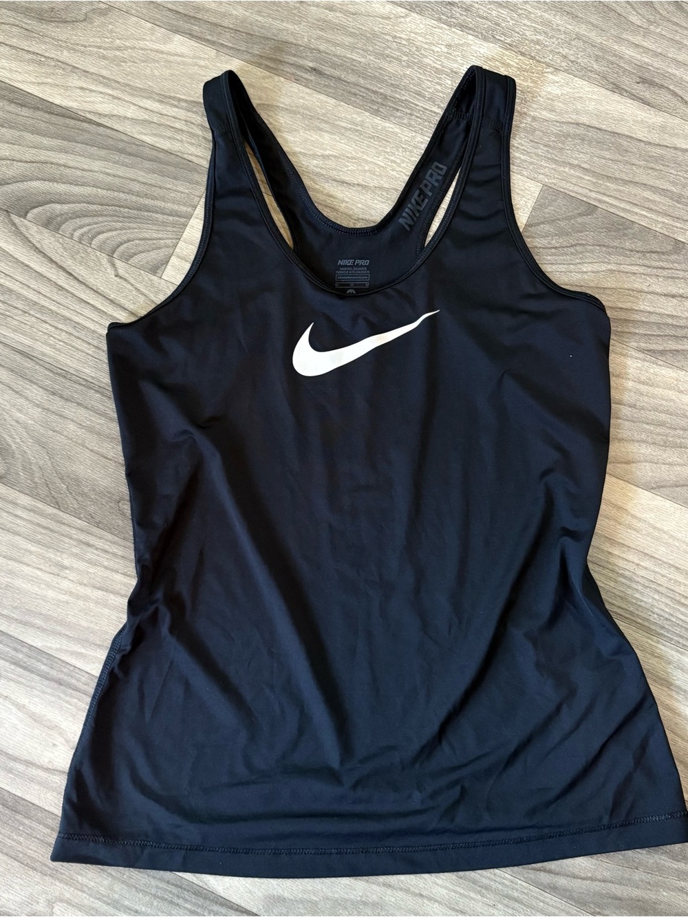 Nike Women's Black Dri-FIT Athletic Tank Top